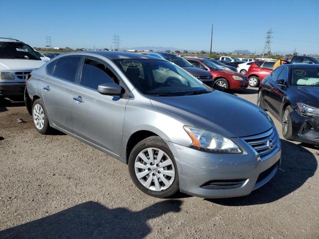 3N1AB7AP7EY255702 - 2014 NISSAN SENTRA S SILVER photo 4