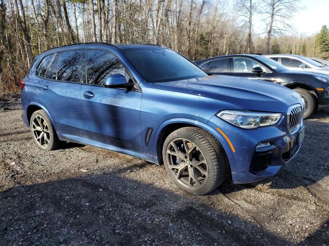 5UXCR6C59KLK81289 - 2019 BMW X5 XDRIVE40I BLUE photo 4