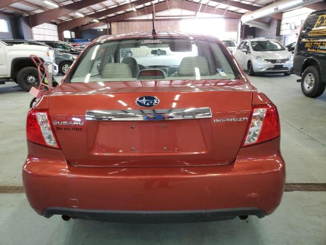 JF1GE61639H518159 - 2009 SUBARU IMPREZA 2.5I RED photo 6