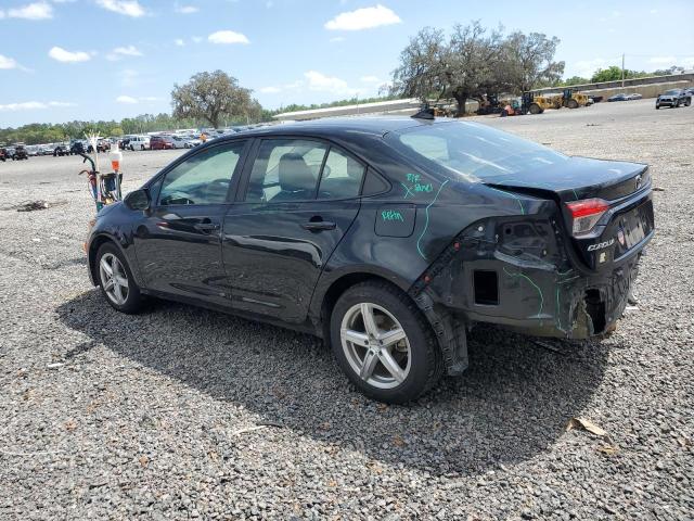 5YFEPMAE7MP155420 - 2021 TOYOTA COROLLA LE შავი ფოტო 2