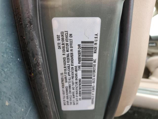 4S3BH675937602963 - 2003 SUBARU LEGACY OUTBACK AWP 双色 照片 12