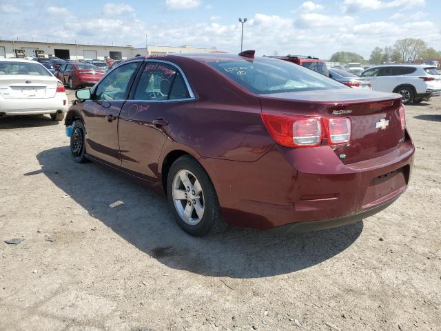 1G11C5SA1GF155803 - 2016 CHEVROLET MALIBU LIM LT MAROON photo 2
