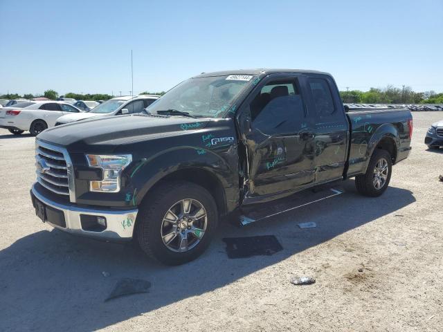1FTEX1CP7FKD08618 - 2015 FORD F150 SUPER CAB CHARCOAL photo 1