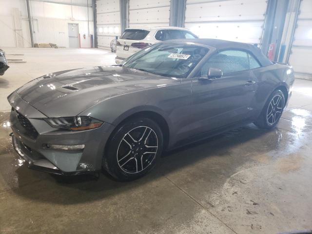 1FATP8UHXN5124168 - 2022 FORD MUSTANG GRAY photo 1