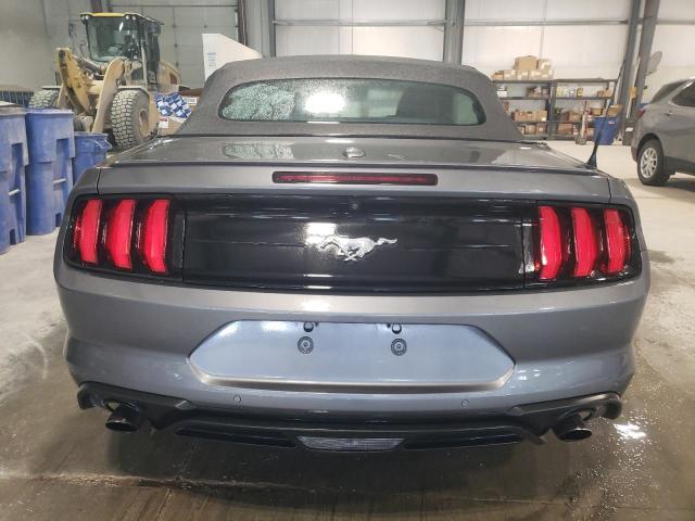 1FATP8UHXN5124168 - 2022 FORD MUSTANG GRAY photo 6