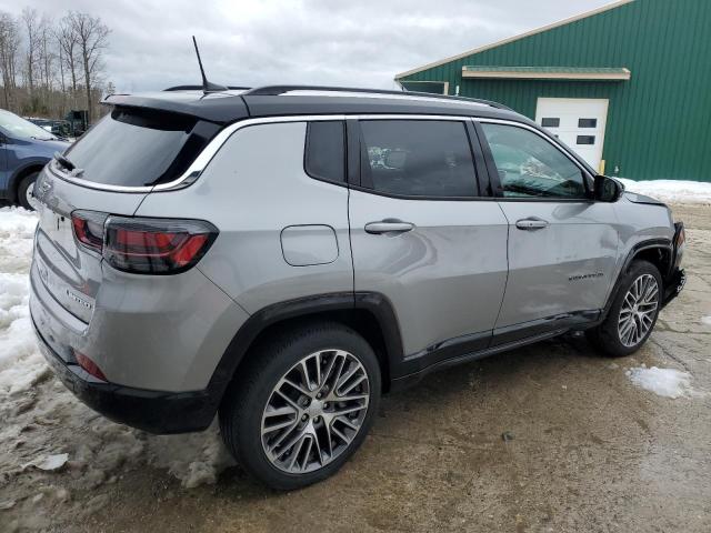 3C4NJDCB9NT146267 - 2022 JEEP COMPASS LIMITED SILVER photo 3