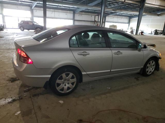 2HGFA16558H337529 - 2008 HONDA CIVIC LX SILVER photo 3