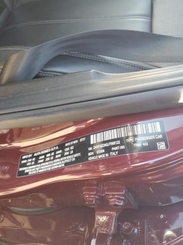ZARFAEDN2J7566122 - 2018 ALFA ROMEO GIULIA Q4 勃艮第红 照片 12
