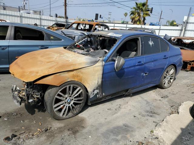 WBA8B3C56JK777730 - 2018 BMW 340 I Синий фото 1