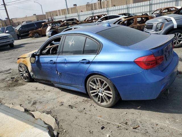 WBA8B3C56JK777730 - 2018 BMW 340 I Синий фото 2
