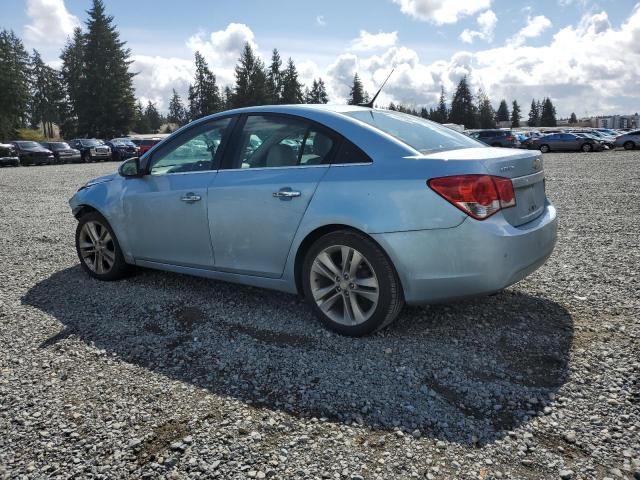 1G1PH5SC5C7327140 - 2012 CHEVROLET CRUZE LTZ BLUE photo 2