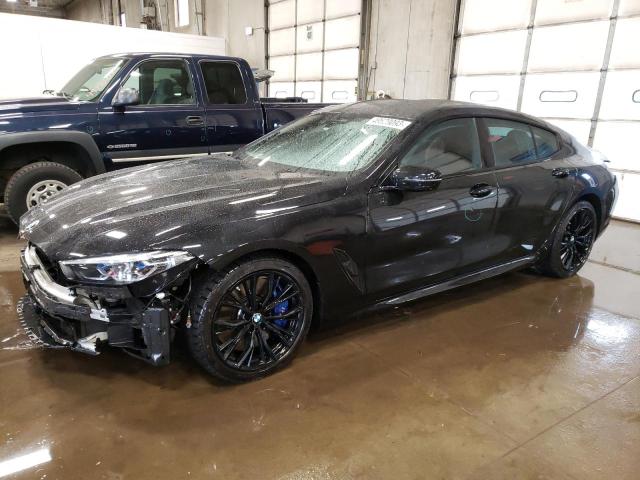 WBAGV8C02NCK08748 - 2022 BMW M850XI BLACK photo 1