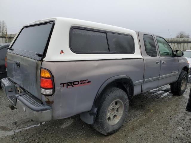 5TBBT48161S190141 - 2001 TOYOTA TUNDRA ACCESS CAB LIMITED GRAY photo 3