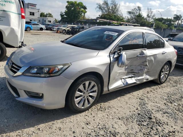 1HGCR3F82DA026313 - 2013 HONDA ACCORD EXL SILVER photo 1