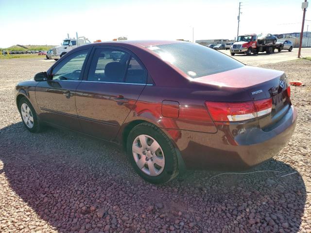 5NPET46CX7H227926 - 2007 HYUNDAI SONATA GLS BURGUNDY photo 2