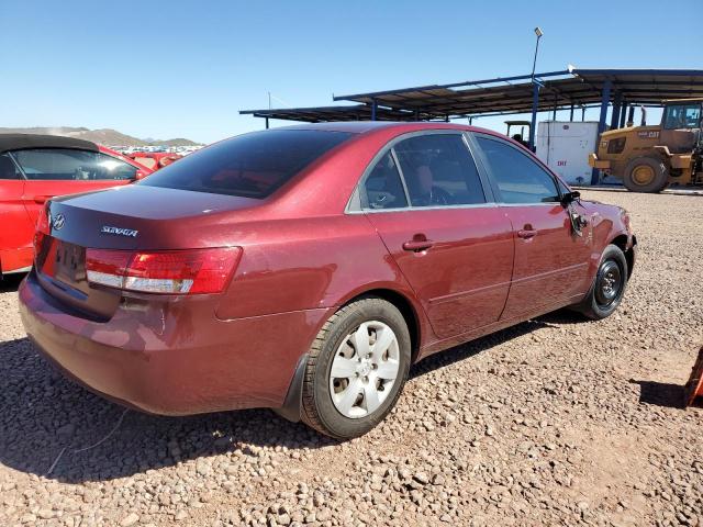 5NPET46CX7H227926 - 2007 HYUNDAI SONATA GLS BURGUNDY photo 3