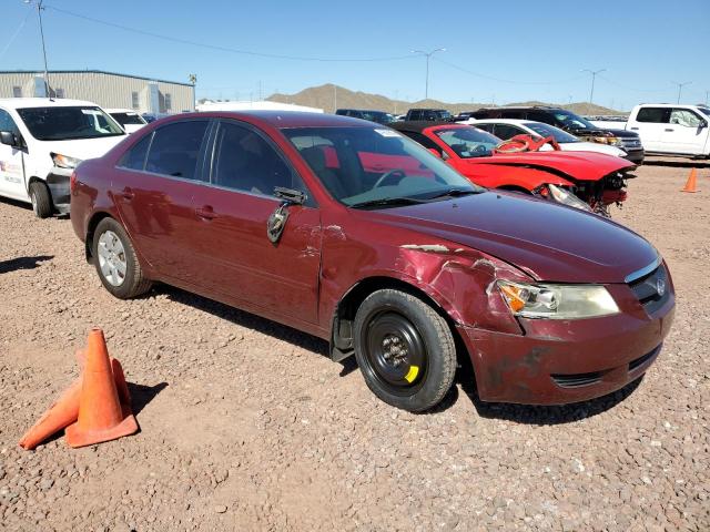 5NPET46CX7H227926 - 2007 HYUNDAI SONATA GLS BURGUNDY photo 4