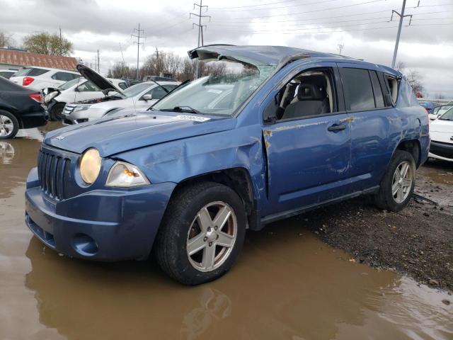 1J8FF47W77D256836 - 2007 JEEP COMPASS BLUE photo 1