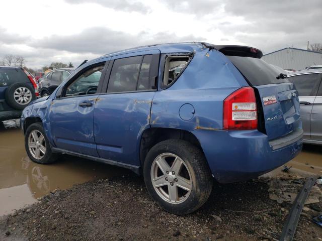 1J8FF47W77D256836 - 2007 JEEP COMPASS BLUE photo 2