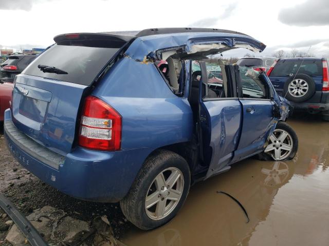 1J8FF47W77D256836 - 2007 JEEP COMPASS BLUE photo 3