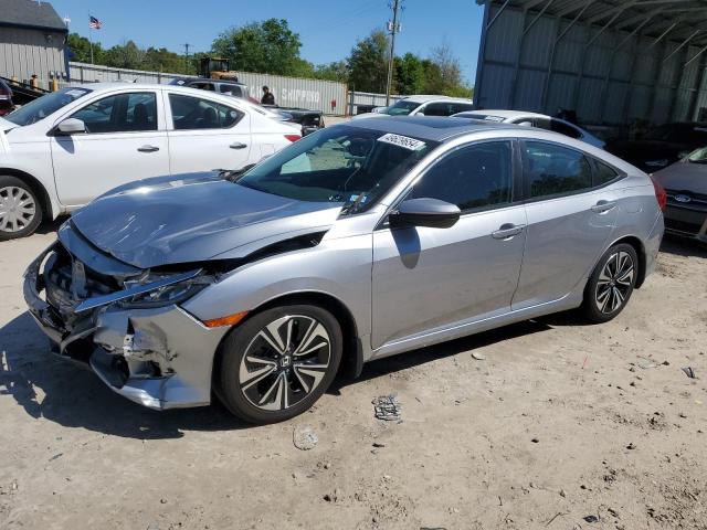 19XFC1F79GE018137 - 2016 HONDA CIVIC EXL SILVER photo 1