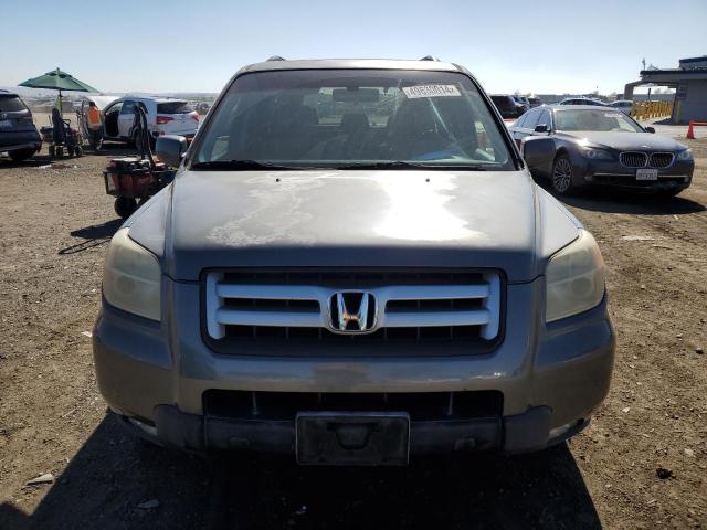 2HKYF18627H504336 - 2007 HONDA PILOT EXL GRAY photo 5