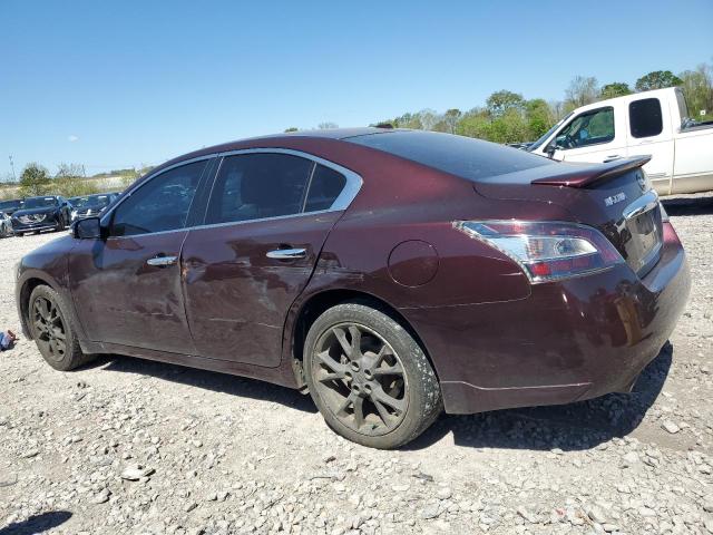 1N4AA5AP7EC436592 - 2014 NISSAN MAXIMA S BURGUNDY photo 2