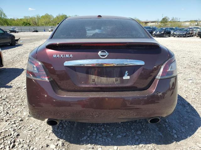 1N4AA5AP7EC436592 - 2014 NISSAN MAXIMA S BURGUNDY photo 6