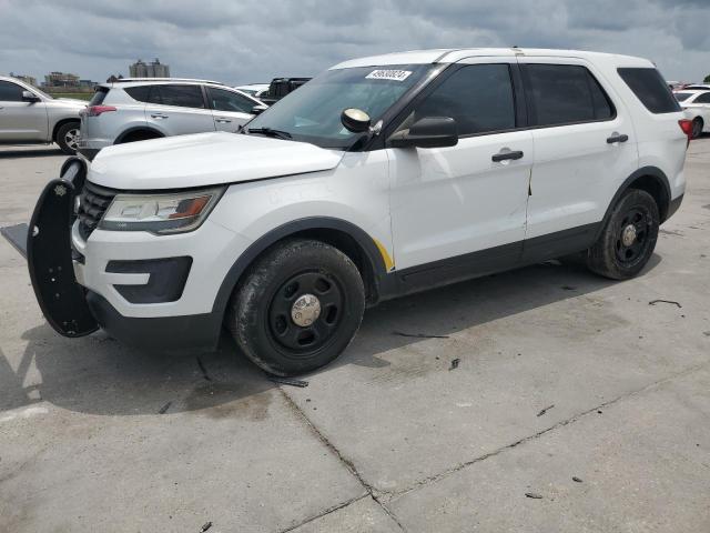 1FM5K8AR4HGB08275 - 2017 FORD EXPLORER POLICE INTERCEPTOR WHITE photo 1