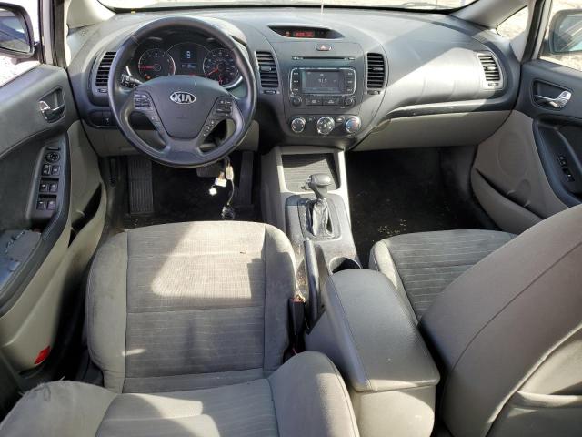 KNAFX4A87G5528162 - 2016 KIA FORTE EX SILVER photo 8