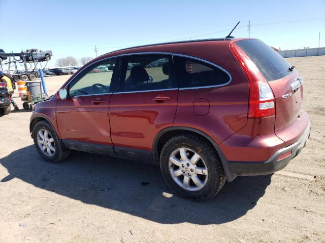 JHLRE38797C050886 - 2007 HONDA CR-V EXL MAROON photo 2