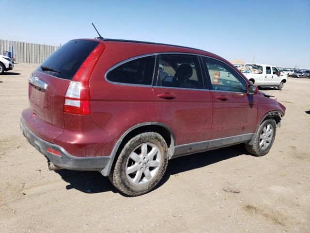 JHLRE38797C050886 - 2007 HONDA CR-V EXL MAROON photo 3