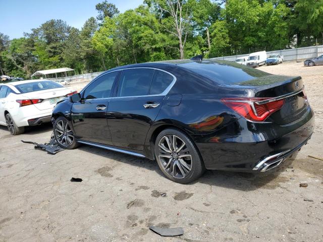 JH4KC2F95KC000318 - 2019 ACURA RLX SPORT HYBRID ADVANCE BLACK photo 2