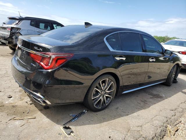 JH4KC2F95KC000318 - 2019 ACURA RLX SPORT HYBRID ADVANCE BLACK photo 3