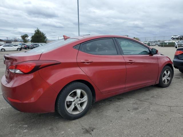 5NPDH4AEXFH631393 - 2015 HYUNDAI ELANTRA SE MAROON photo 3