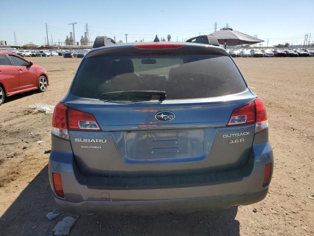 4S4BRDLCXE2236576 - 2014 SUBARU OUTBACK 3.6R LIMITED BLUE photo 6