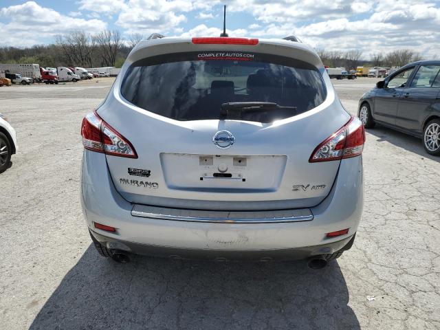 JN8AZ1MW5BW150771 - 2011 NISSAN MURANO S SILVER photo 6