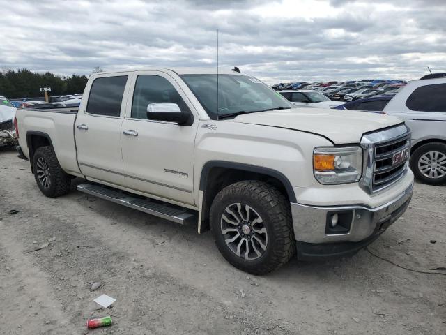 3GTU2VEC7EG370022 - 2014 GMC SIERRA K1500 SLT WHITE photo 4