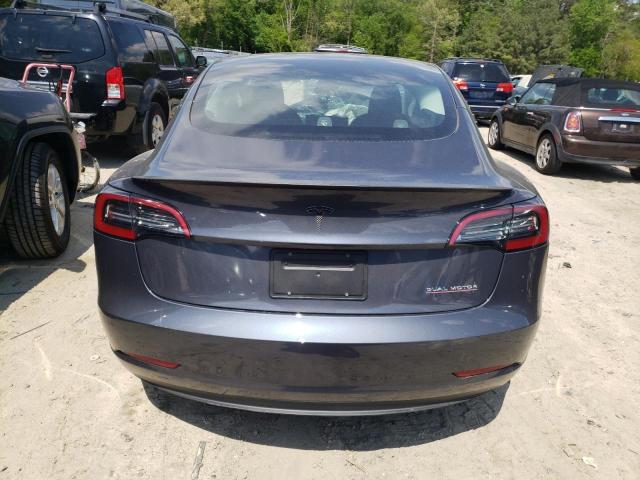 5YJ3E1EC6PF496716 - 2023 TESLA MODEL 3 BLUE photo 6