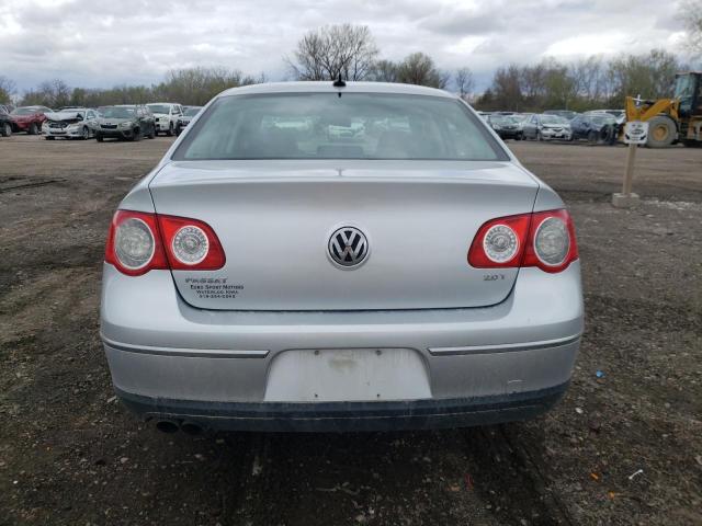 WVWJK73C69P006631 - 2009 VOLKSWAGEN PASSAT TURBO SILVER photo 6