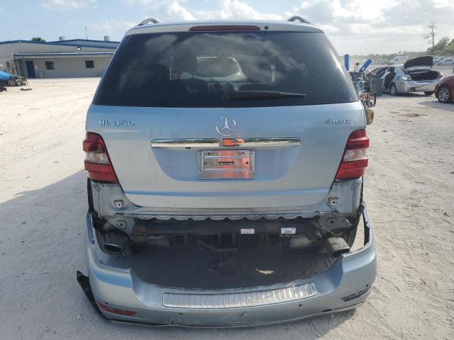 4JGBB8GB0AA598168 - 2010 MERCEDES-BENZ ML 350 4MATIC BLUE photo 6