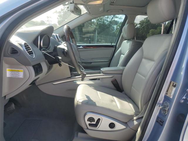 4JGBB8GB0AA598168 - 2010 MERCEDES-BENZ ML 350 4MATIC BLUE photo 7