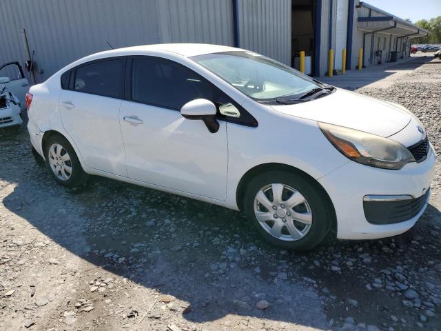 KNADM4A32G6650264 - 2016 KIA RIO LX WHITE photo 4