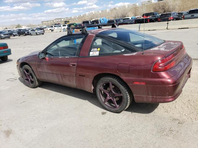 4A3CS34T7NE138879 - 1992 MITSUBISHI ECLIPSE MAROON photo 2