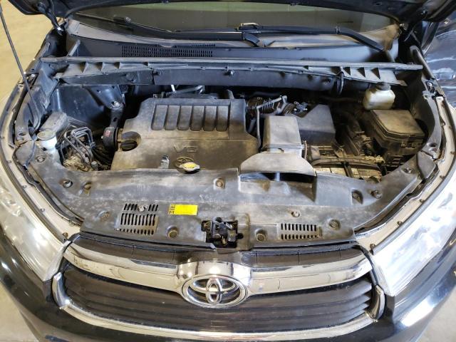 5TDJKRFH5FS078554 - 2015 TOYOTA HIGHLANDER XLE Qara foto 11