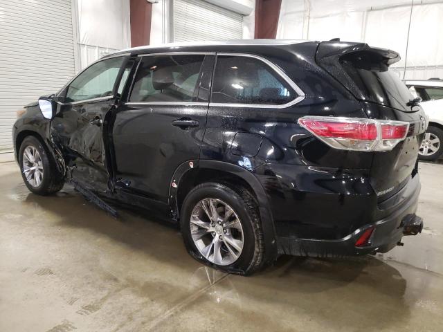 5TDJKRFH5FS078554 - 2015 TOYOTA HIGHLANDER XLE Qara foto 2