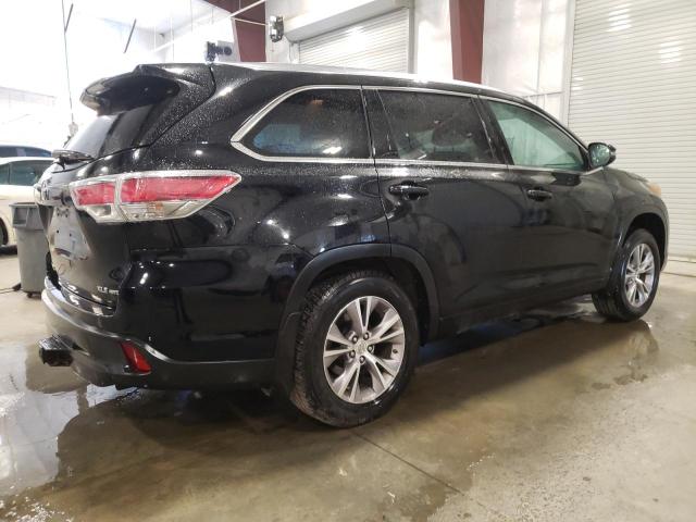 5TDJKRFH5FS078554 - 2015 TOYOTA HIGHLANDER XLE Qara foto 3