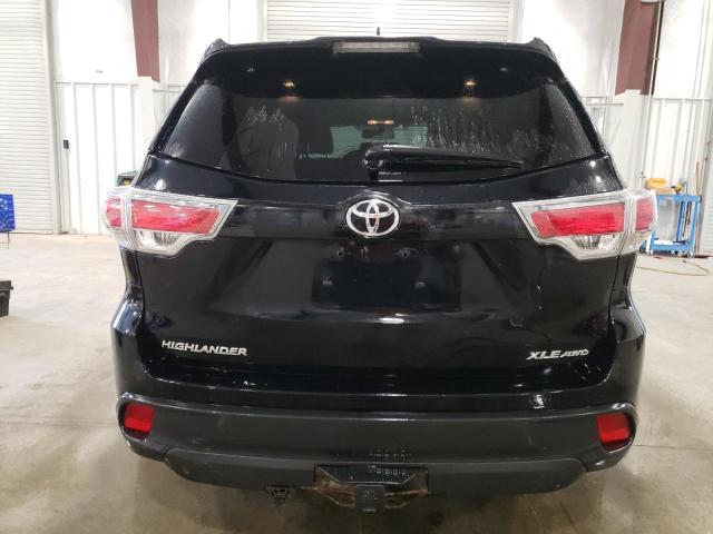 5TDJKRFH5FS078554 - 2015 TOYOTA HIGHLANDER XLE Qara foto 6