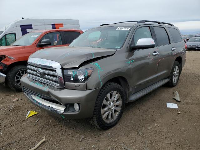 5TDBY68A28S009616 - 2008 TOYOTA SEQUOIA LIMITED BROWN photo 1