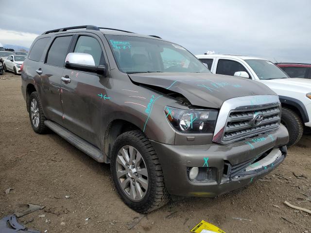 5TDBY68A28S009616 - 2008 TOYOTA SEQUOIA LIMITED BROWN photo 4